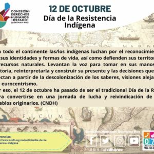 "Día de la Resistencia Indígena"