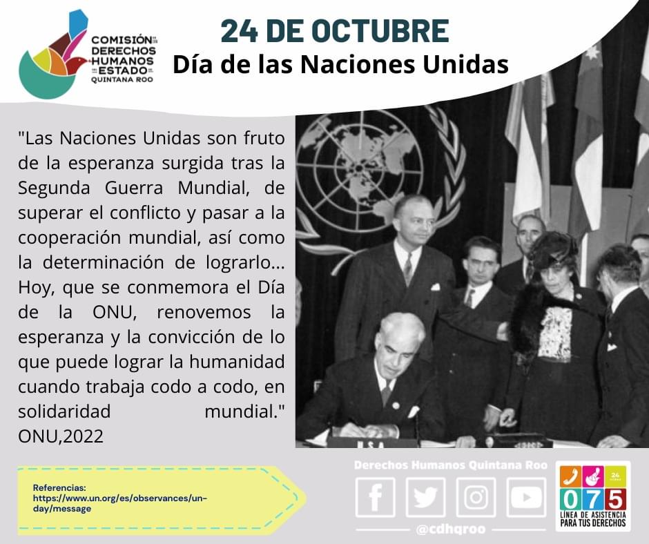 24 de octubre – Día de las Naciones Unidas