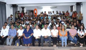 Comunidad del ITZM y autoridades en el auditorio, durante la Jornada de Derechos Humanos a favor de las Juventudes