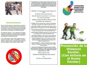 Prevención a la Violencia Escolar