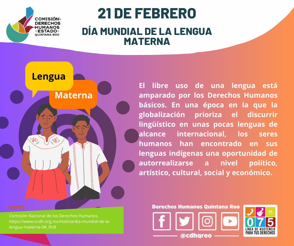 21 de Febrero – Día Mundial de la Lengua Materna