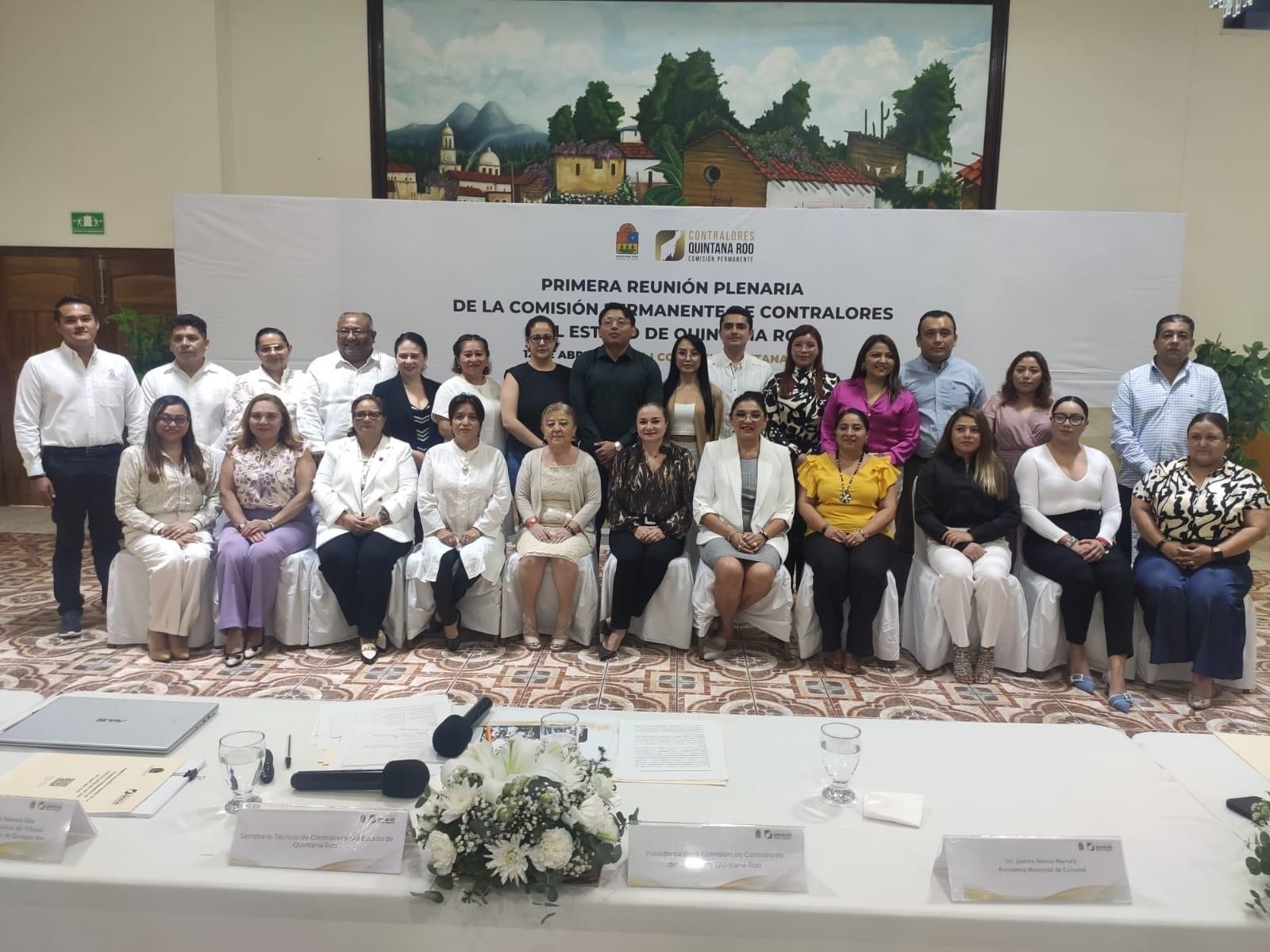 Primera Reunión Plenaria de la Comisión Permanente de Contralores del Estado de Quintana Roo, en el municipio de Cozumel