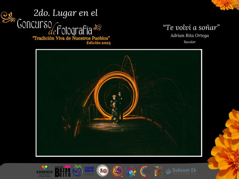 Te volví a soñar”, Adrián Rita Ortega SEGUNDO LIUGAR