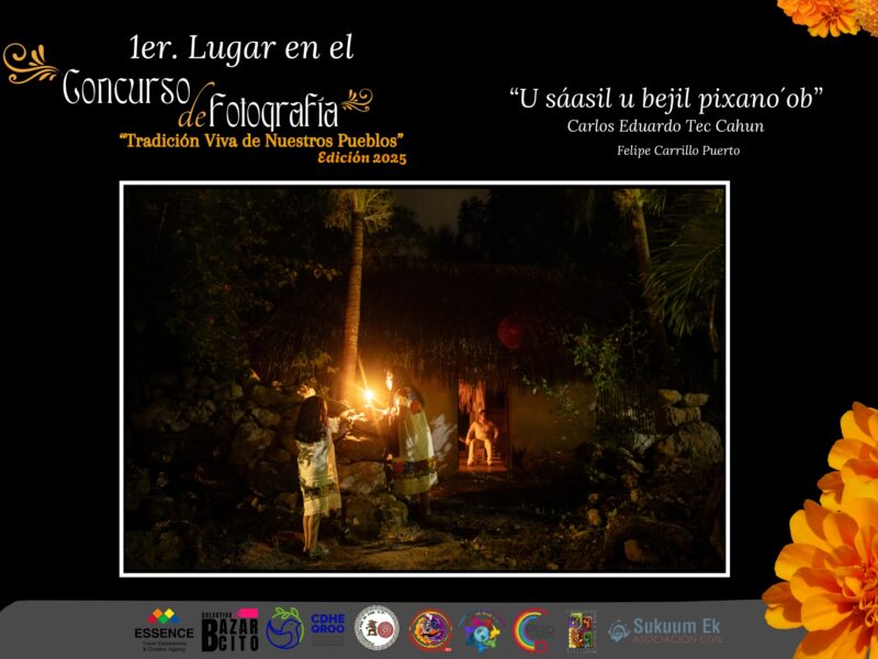 “Tradición Viva de Nuestros Pueblos 2025”. Carlos Eduardo Tec Cahun, PRIMER LUGAR