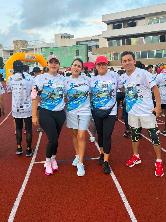 CDHEQROO participa en la 4ª Carrera “Corre Conmigo 2025” en conmemoración del Día Internacional de las Personas con Discapacidad